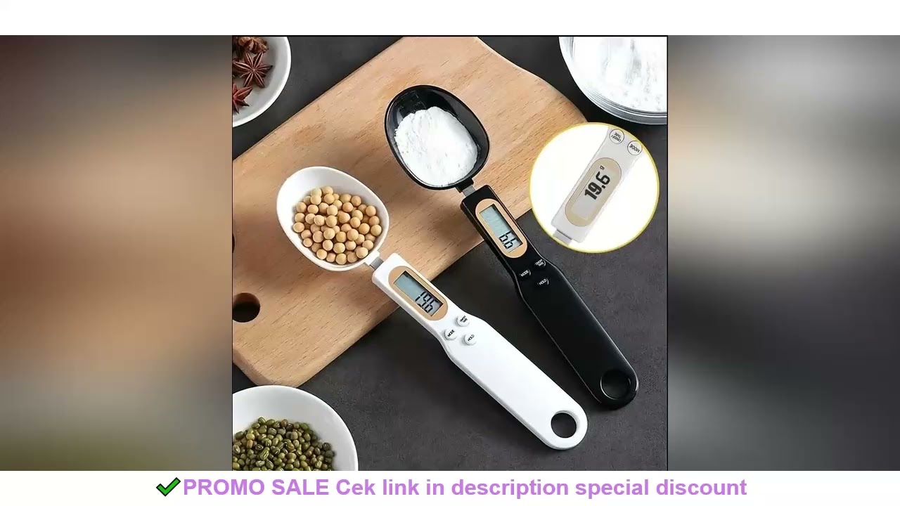 Digital Kitchen Scale Mini Spoon Scale LCD Electronic Food Scale 0.1-500g Weight Measuring Kitchen T