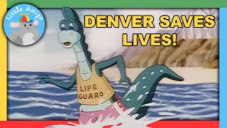 Denver The Last Dinosaur | Beach Blanket Dino | Season 1 Episode 24 | 4K Remaster