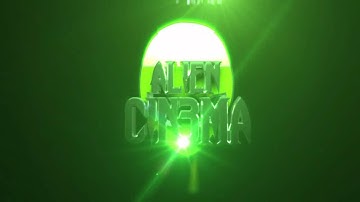 Cinema 4D Template ( .C4d File ) - Alien Cinema Intro GFX