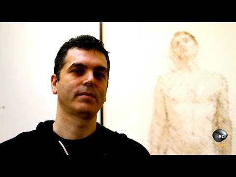 Self Portrait Printed in Artist's Own Blood Instructional Video
