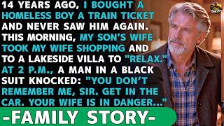 14 Years Ago I Bought A Homeless Boy A Train Ticket — At 2 PM, He Warned Me My Wife Was In Danger
