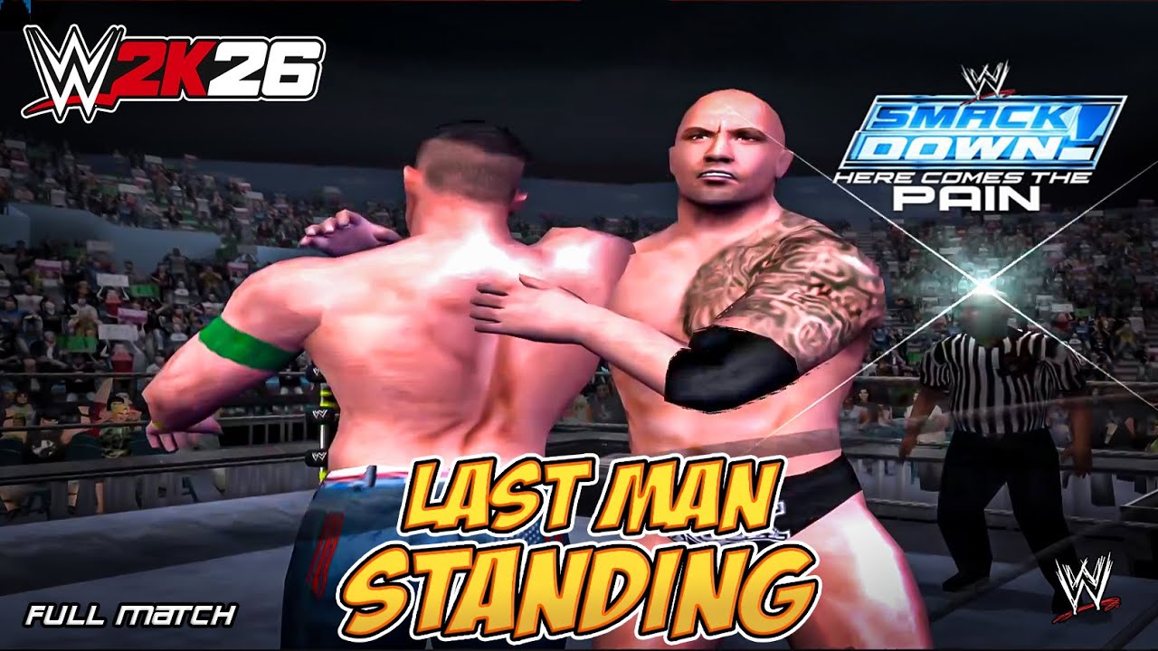 FULL MATCH : JOHN CENA vs THE ROCK | WWE SmackDown!HCTP MOD | VP Gaming 