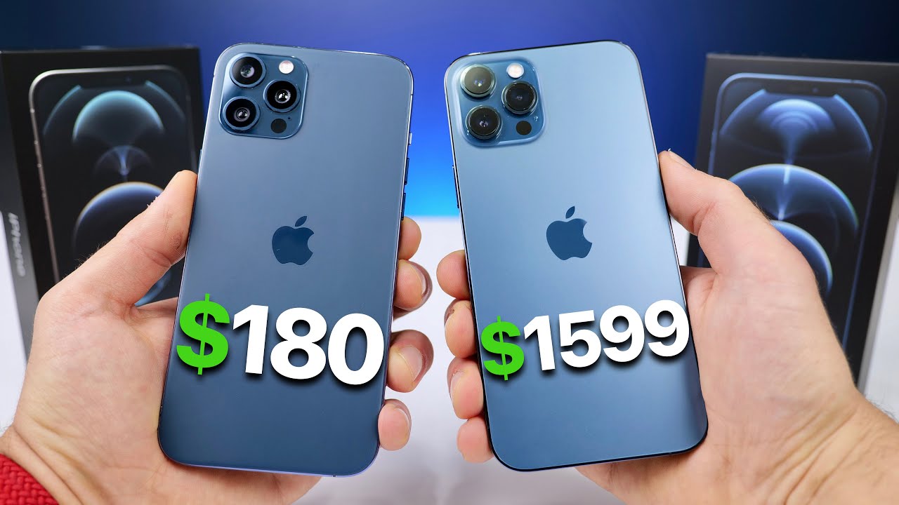 $180 Fake iPhone 12 Pro Max vs $1,599 12 Pro Max! (NEW)