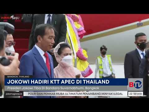 Jokowi Tiba di Thailand Hadiri KTT APEC
