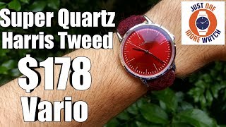 Vario Eclipse - Seiko VH31 - Harris Tweed - DD Sapphire - YouTube