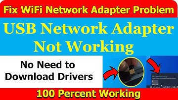 How to FIX Missing Network Adapter Problem in Windows 7/8.1/10 || Fixed wireless Adapter