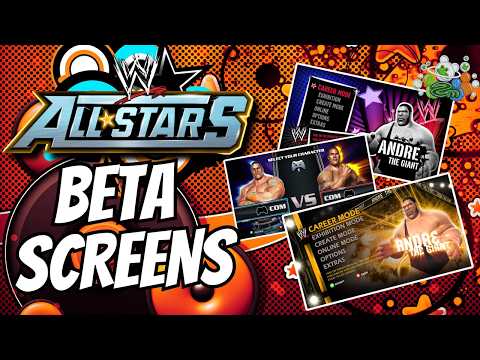 WWE ALLSTARS Beta Screens DISCOVERED