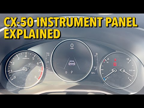The Mazda CX-50 7” LCD Instrument Panel Explanation