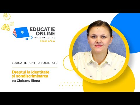 Educație pentru societate, Clasa a V-a, Dreptul la identitate și nondiscriminarea