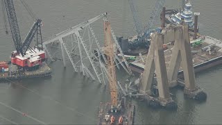 A 'controlled demolition' is scheduled at fallen Baltimore bridge