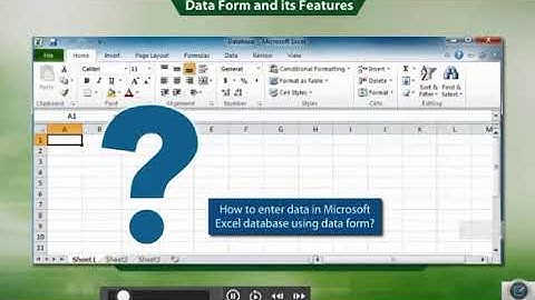 Class-7. Ch- 4 Using Excel as Database Part-1