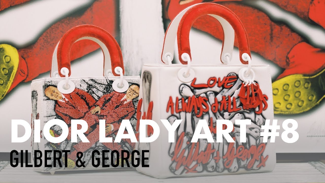 Gilbert & George reinvents the Lady Dior bag for Dior Lady Art 8