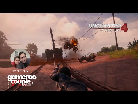 Crazy Car & motorcycle Driving | Uncharted 4: A Thief's End Remastered | #uncharted4 #ps5 #car