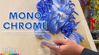 How to Paint With One Color: Sculptural Painting Techniques
