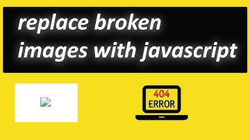 Replace Broken Images With JavaScript