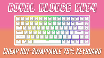 Royal Kludge RK84 75% Keyboard  - ASMR Unboxing + Typing Test + Gameplay