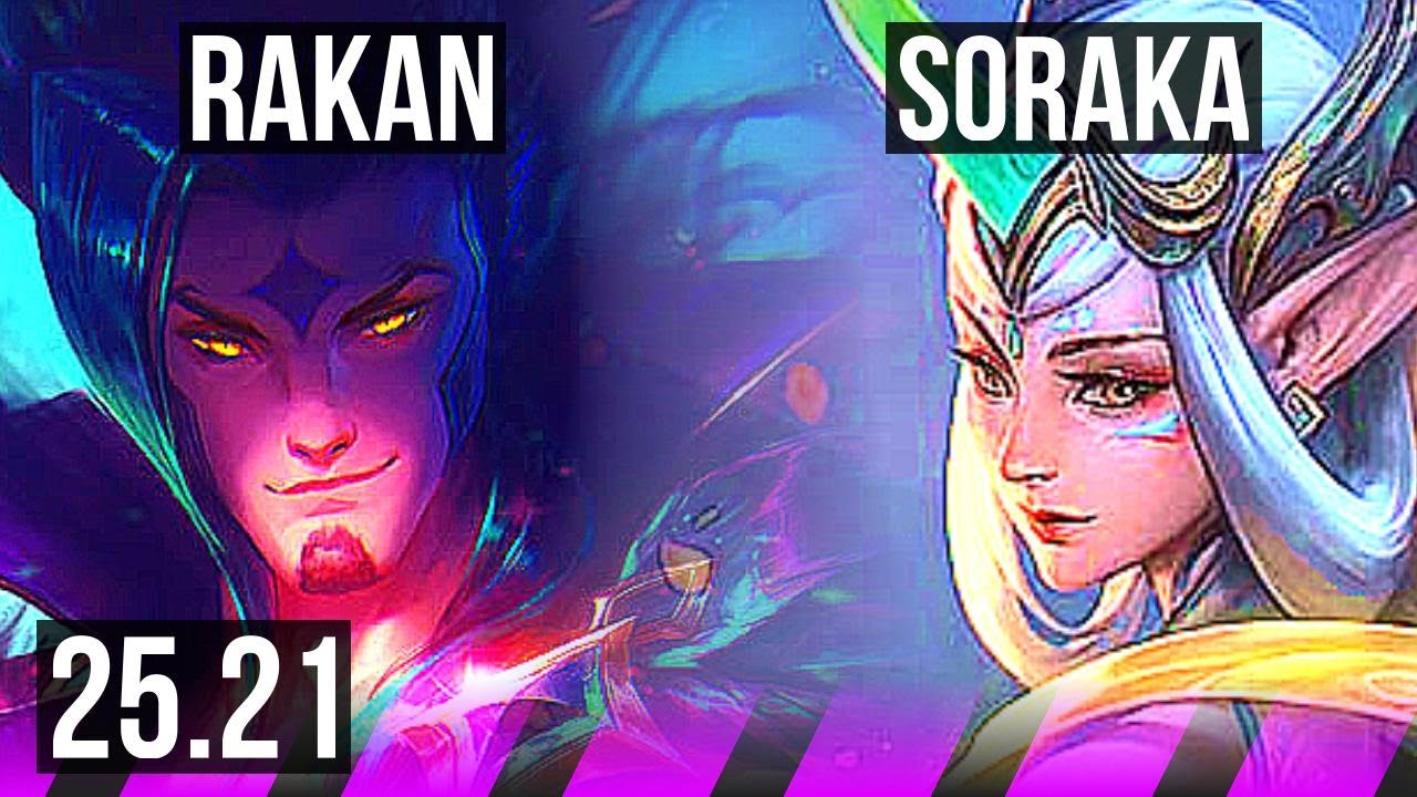 RAKAN & Draven vs SORAKA & Ezreal (SUP) | 1/3/32 | EUW Master | 25.21