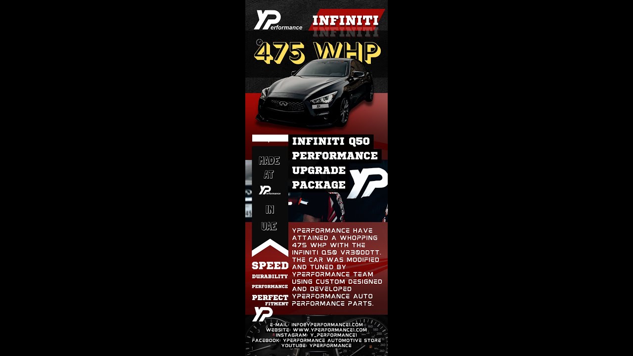 INFINITI Q50 vr30 Build: 475+ WHP @ 18PSI  | easy horsepower gain by YP