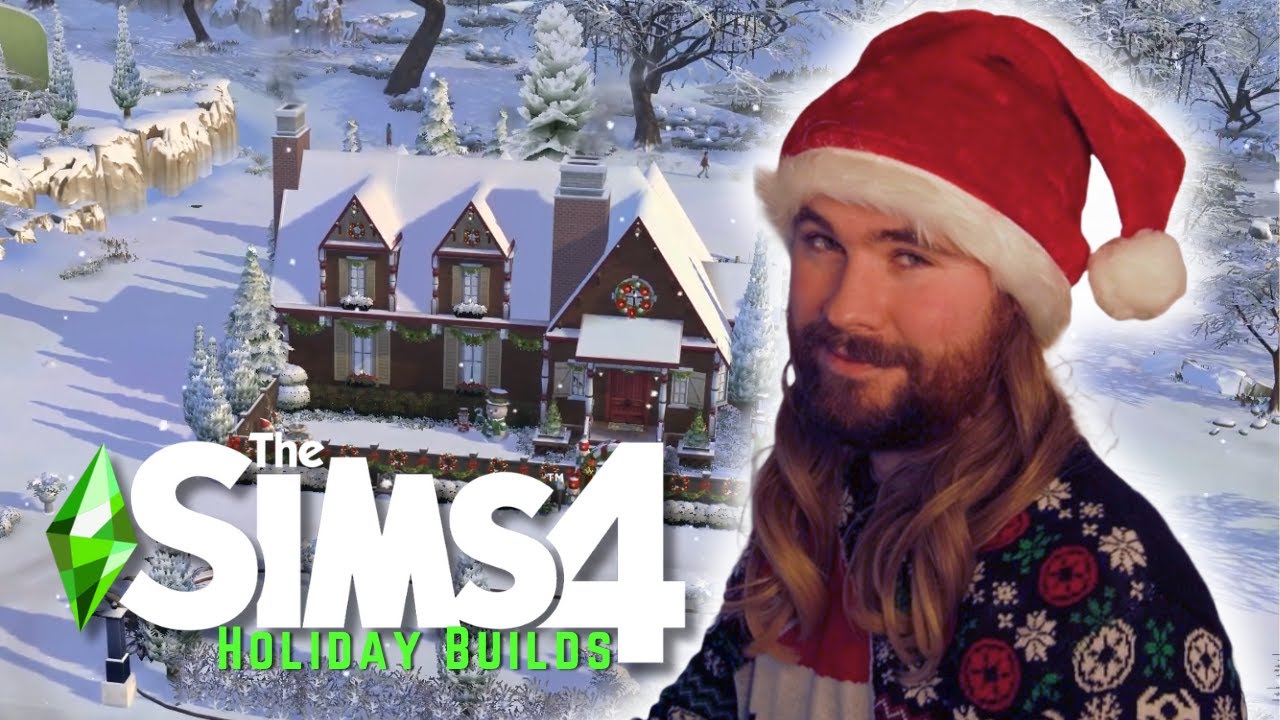 HOLIDAY BUILD CHALLENGE ! - Part 1 | The Sims 4