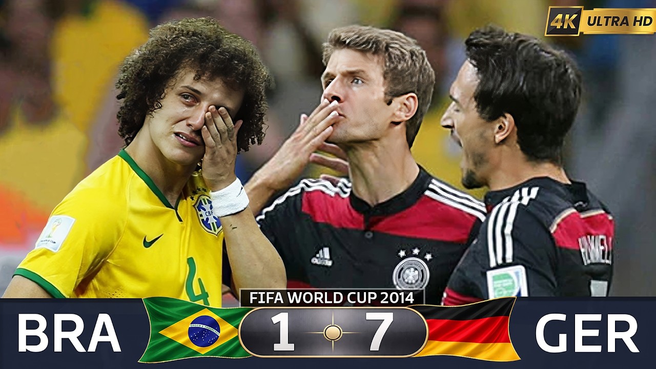 TIM NASIONAL BRAZIL DIPERMALUKAN JERMAN DI NEGARA MEREKA SENDIRI.