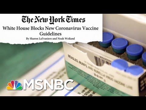 NYT Reports FDA Proposed Stricter Guidelines For COVID-19 Vaccine | Andrea Mitchell | MSNBC