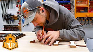 Real Woodworking? Hand Cutting Cherry Bowties into a Massive Hickory Slab Table and Prep for Finish by DIYTyler 3,551 views 8 months ago 7 minutes, 49 seconds