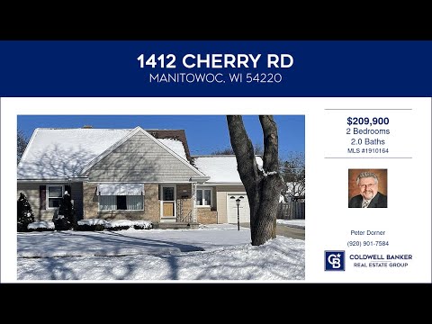 1412 Cherry Rd, Manitowoc, WI home video tour