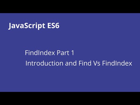 JavaScript Array Find Index  Part 1(Find Vs findIndex) [شرح جافا سكريبت]