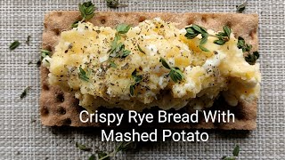 Crispy Rye Bread With Potato #short #foodshorts #food #foodies #tasty #tastyrecipe Crispy Rye Bread With Potato #short #foodshorts #food #foodies #tasty #tastyrecipe