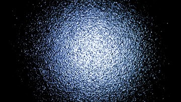 Solar Fields - Overlapping Particles