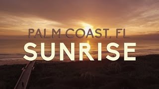 Palm Coast, FL Ocean Sunrise Cinematic Drone (DJI Phantom 3 Standard)