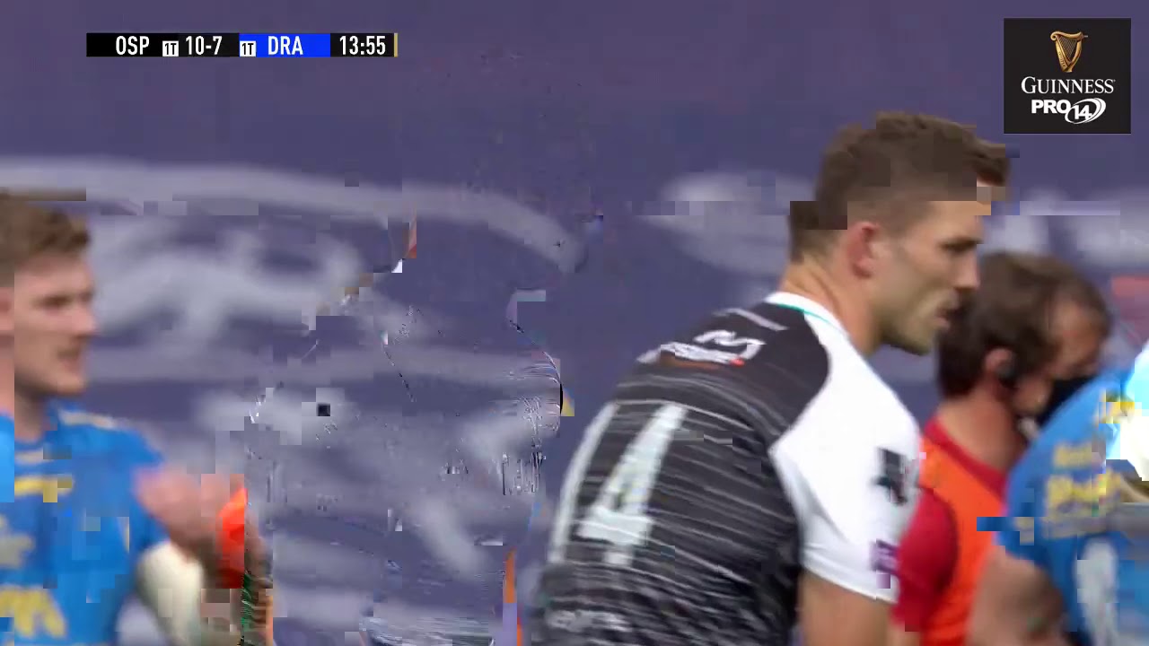 Guinness PRO14 Round 14: Ospreys v Dragons Highlights