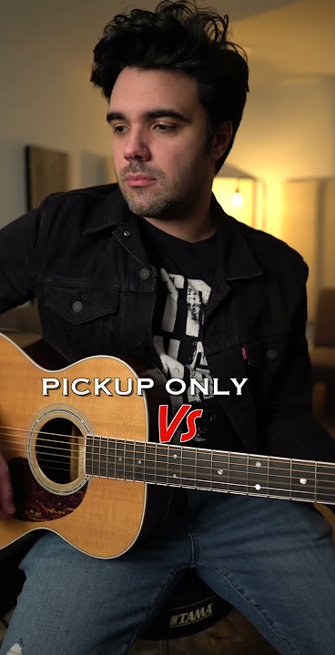 Acoustic Guitar Pickup vs. Microphone #acousticguitar #guitar #microphone