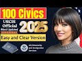 2025 random 100 civics questions and answers - US citizenship interview I N400 Interview