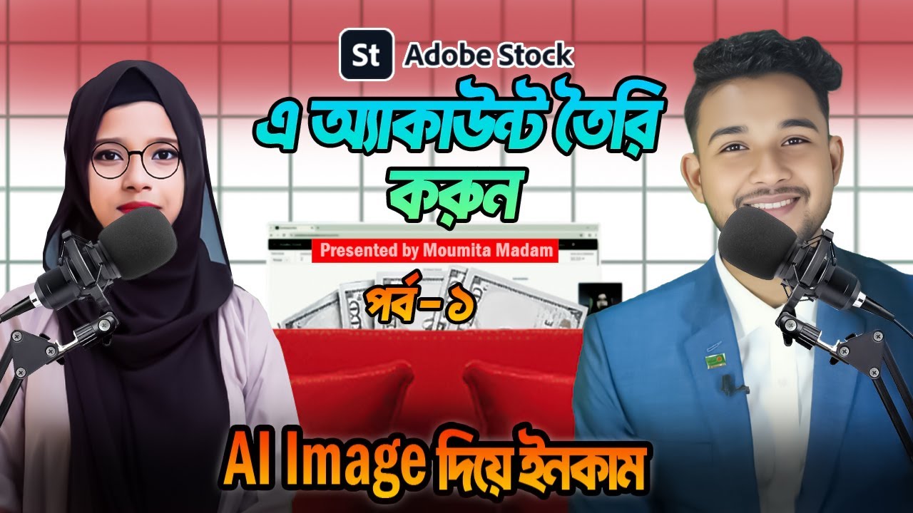 🎯 Adobe Stock এ ফ্রিতে অ্যাকাউন্ট খুলে AI Image আপলোড করে ইনকাম করুন | পর্ব -১