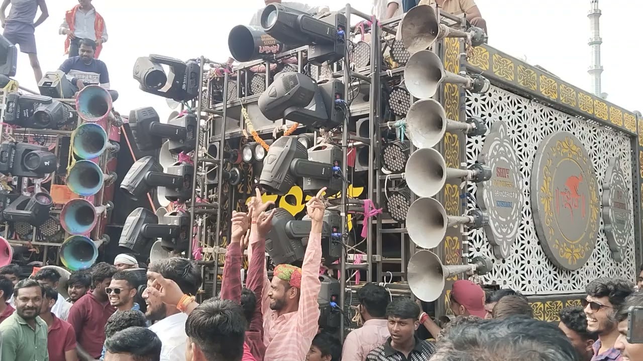 Hiwarkhed Durga ji visharjan परिहार धूमाल v/s शिव धूमाल 2024 फूल डायलॉग बाजी Nishant Vlogger 💖