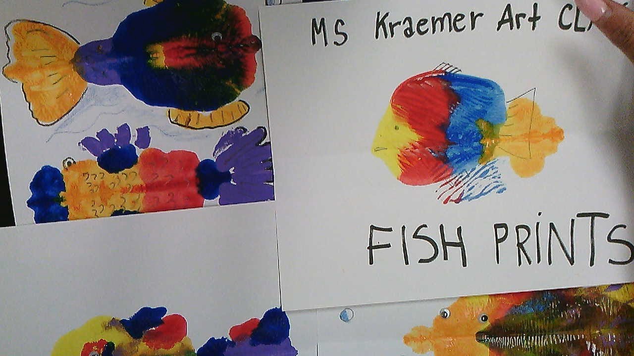 Making FISH PRINTS easy and fun - YouTube