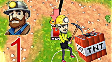 Miner Tycoon: Ore factory Gameplay walkthrough part 1 (iOS & android)