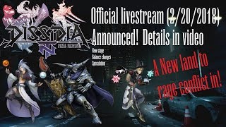 DFFNT & DFFAC: 2/20/2018 OFFICIAL LIVESTREAM details and speculation
