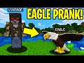 TROLLING AS AN EAGLE IN MINECRAFT!