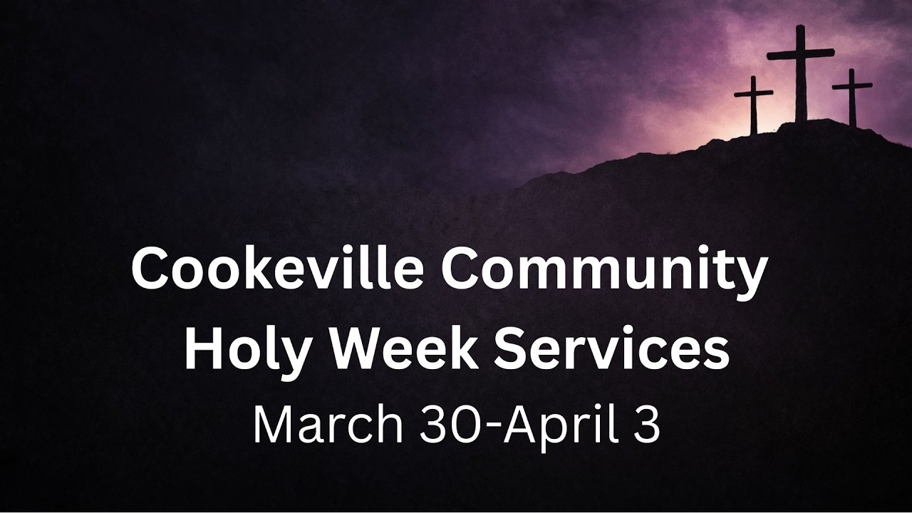 April 1, 2026 Community Holy Week Service - YouTube
