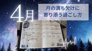 【月の満ち欠け】月の満ち欠けと共に書くマンスリー