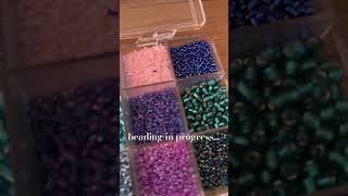 beading Bluey tote🪡 #beading #craft #bluey #blueybingo #smallbusiness #craftideas #creative