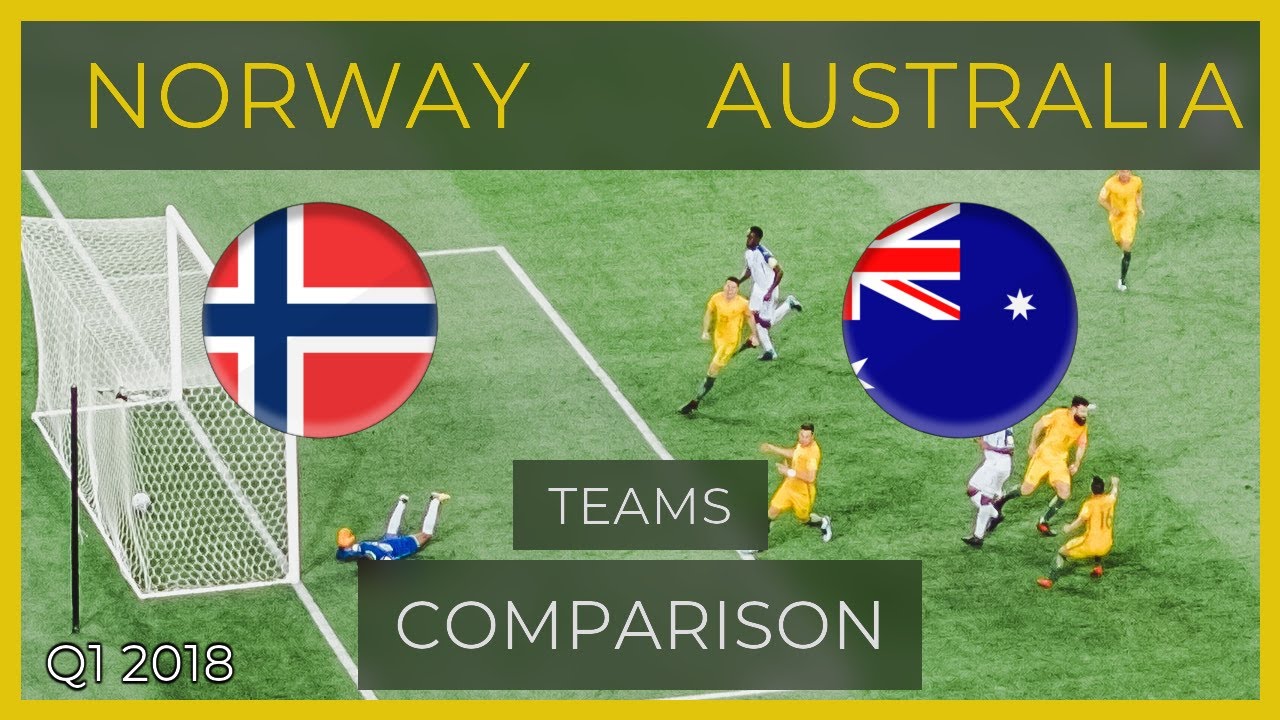 Norway Australia Football Teams Head To Head Comparison