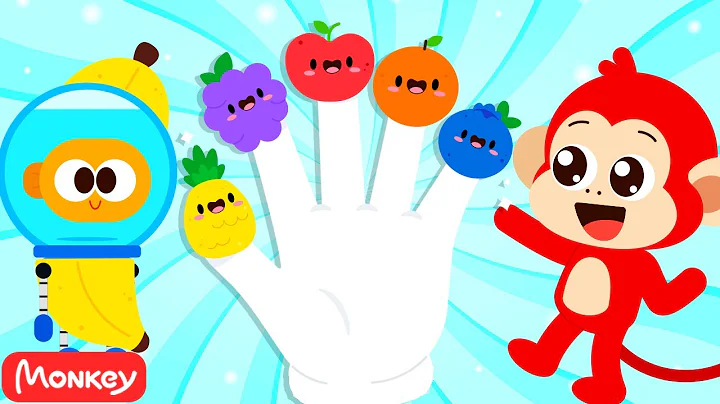 Fruit Finger Family Song 🍓🎶 Sing and Learn with Monkey Junior | Kids Songs & Nursery Rhymes