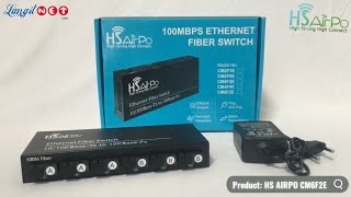 HS AIRPO CM6F42 A3B3 MEDIA CONVERTER 6FIBER 2ETH10 100