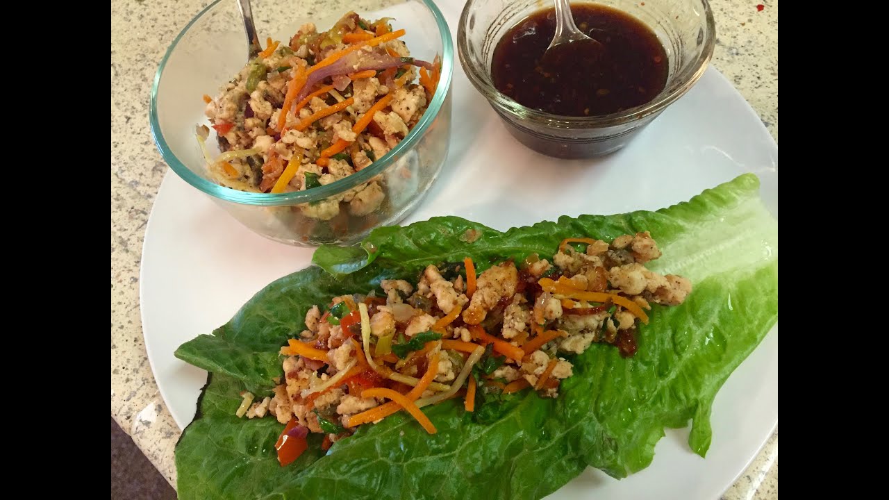 Chicken lettuce wraps YouTube