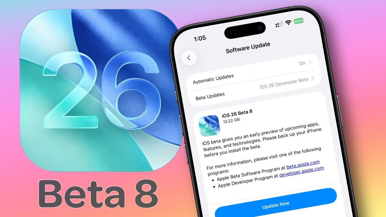 iOS 26 Beta 8 Is OUT- Is This The ONE!!! - YouTube