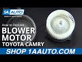 How to Replace Blower Motor 1997-2001 Toyota Camry