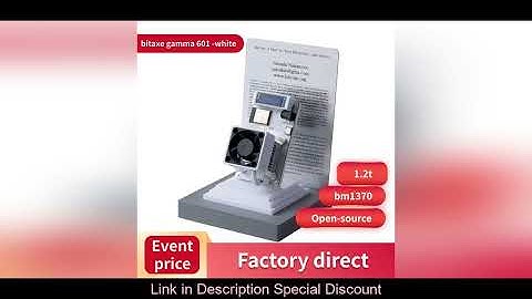 Factory wholesale 2025 Latest Bitaxe Gamma 601 1.2th/s 18j/t Open Source Bitcoin Miner With Power Su